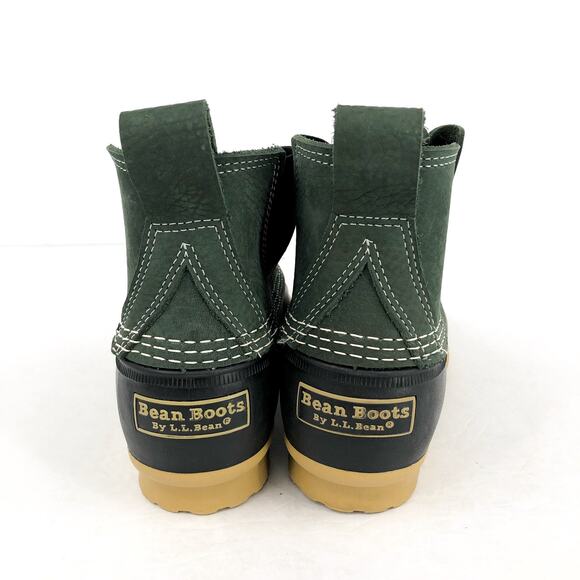 L.L. BEAN Womens Bean 6.5" Chelsea Boots US 9 M Sage Gum Leather NWOB - Picture 9 of 12
